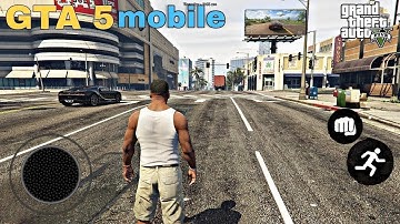 GTA 5 Mobile Gameplay  | Cara download gta 5 di android | GTA 5 Mobile Download