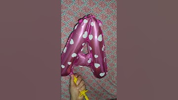 How to blow foil balloons #shorts #foilballoons  #birthdaydecoration