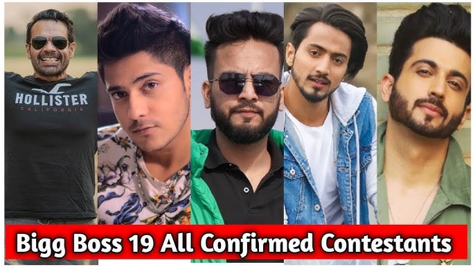 Bigg Boss 19 Confirmed Entry List! ये 10 सितारे घर में | Bigg Boss 19  confirm contestant - YouTube