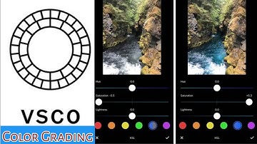 VSCO BEST VIDEO EDITING app for video color Grading