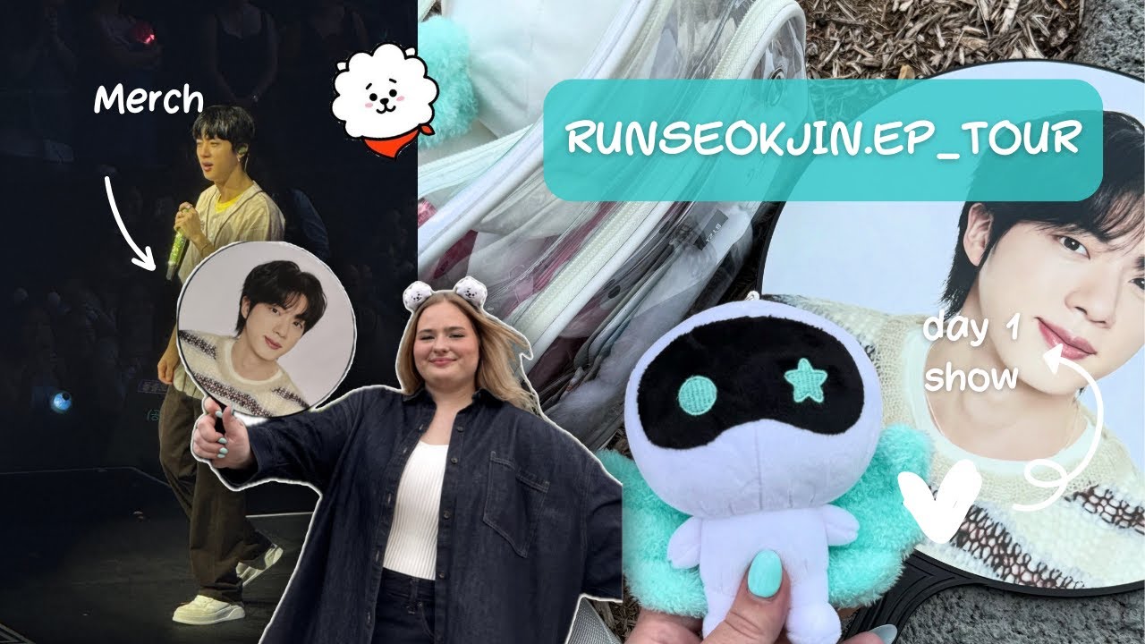 RUNSEOKJIN.EP_TOUR VLOG || Newark d-1 experience & merch
