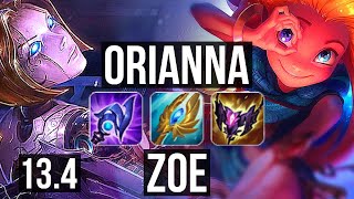 ORIANNA vs ZOE (MID) | 80% winrate, 5/3/14 | KR Grandmaster | 13.4