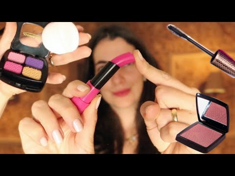 ASMR MAKE FAKE SPA - Te maquiando até você dormir