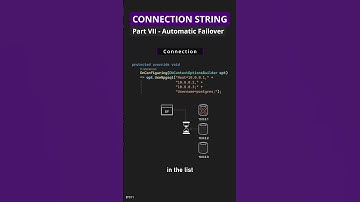 PostgreSQL connection string Part 7 - Automatic Failover #csharp #dotnet #entityframework