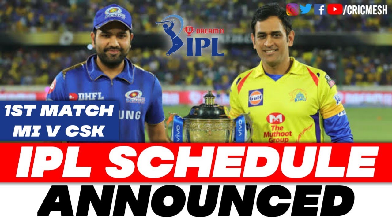 IPL 2020 Schedule Announced | Timings of Matches Changed | IPL Updates | cricmesh
