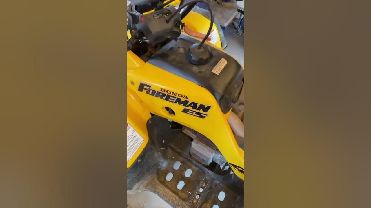 Honda foreman start in gear bypass guaranteed to work on all Hondas #