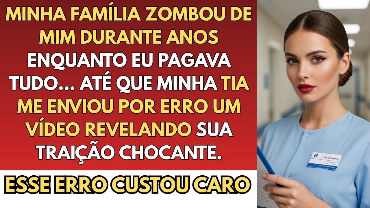 Minha tia me enviou acidentalmente um vídeo mostrando minha família se aproveitando de mim!