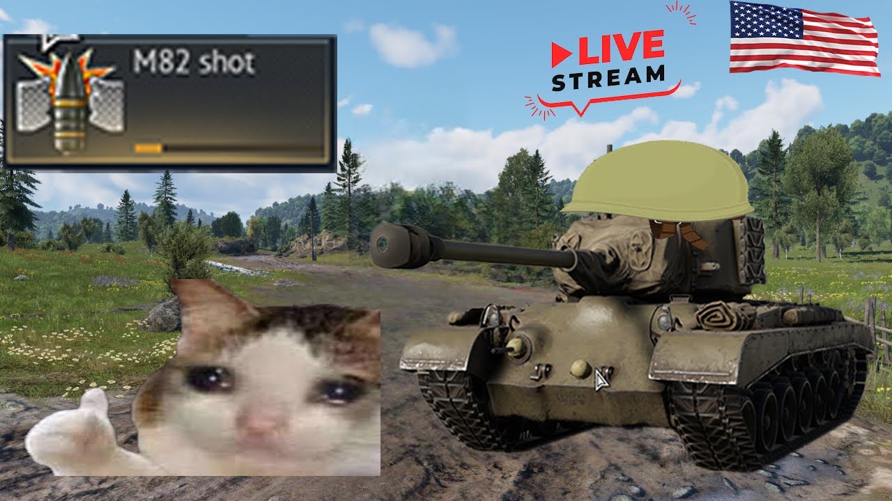 “War Thunder LIVE | American Tanks Grind & Big Battles 🇺🇸🔥”