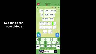 Cryptogram Saint Patricks day Chapter 2 Level 11 | Cryptogram Saint Patricks day Event Answers
