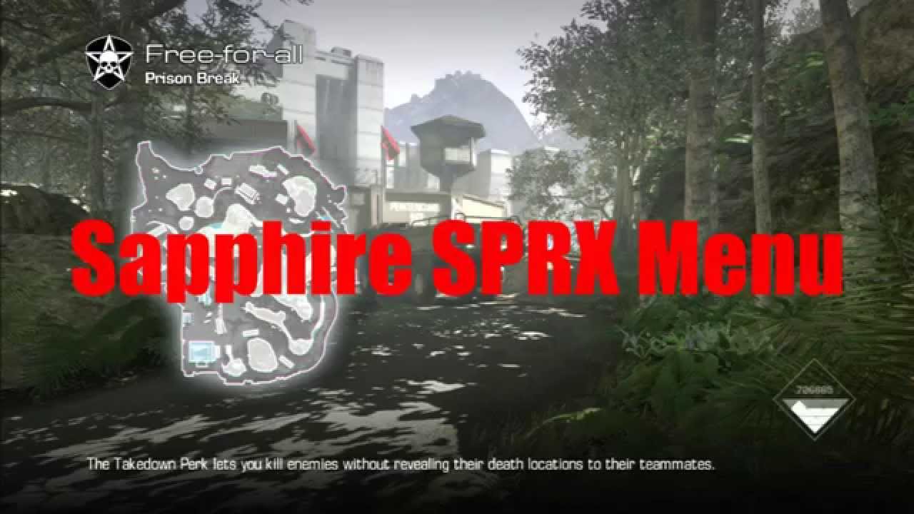 Ghosts Sapphire V1 SPRX Menu showcase Fail