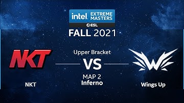 CS:GO - NKT vs. Wings Up [Inferno] Map 2 - IEM Fall Closed Qualifiers 2021 - UB - Asia