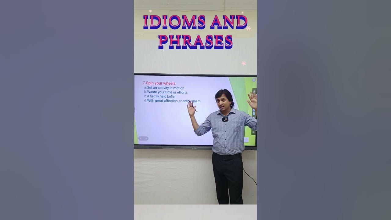 Spin your wheels idiomsphrases english sscpyqenglishgrammar