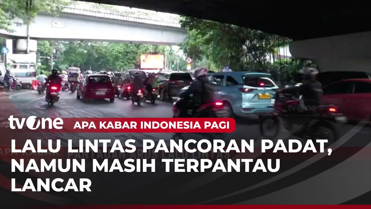 Sempat Hujan, Arus Lalu Lintas di Pancoran Ramai Lancar | AKIP