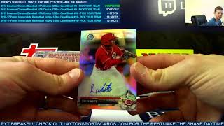 2017 Bowman Chrome Baseball HTA Choice 12 Box Case Break #9   PICK YOUR TEAM