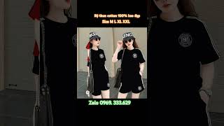 45 Kiểu Bộ Thun Đùi Mặc Nhà Giá Rẻ