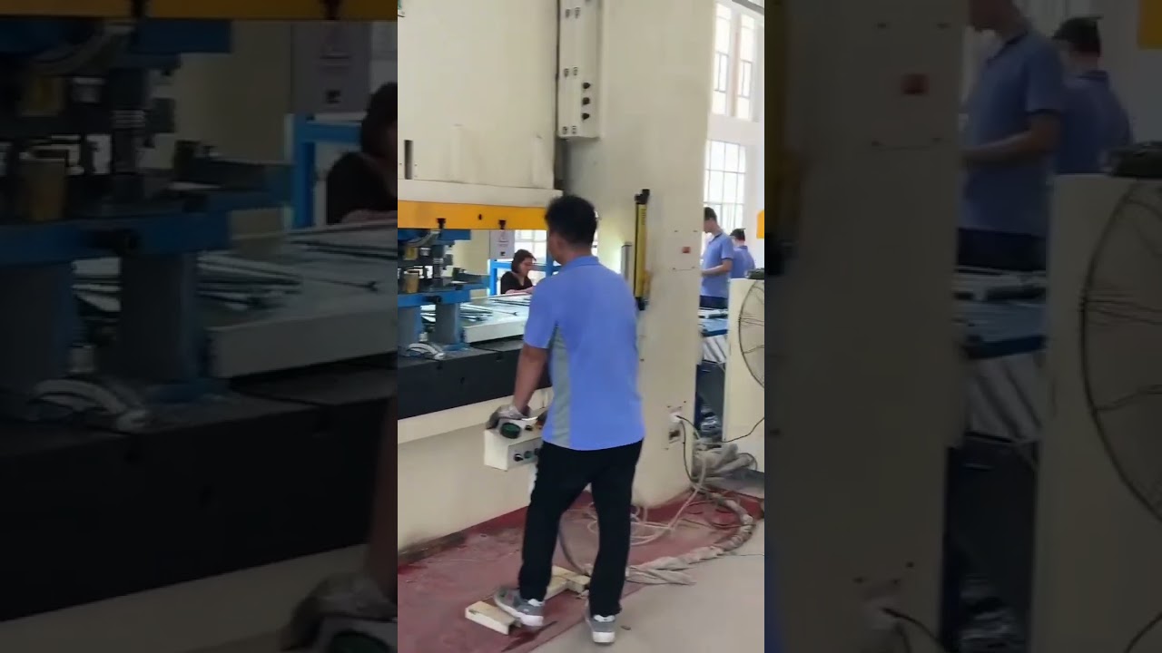 APE 600 + feeder Closed Type Double Crankshaft Precision Steel Frame Press  