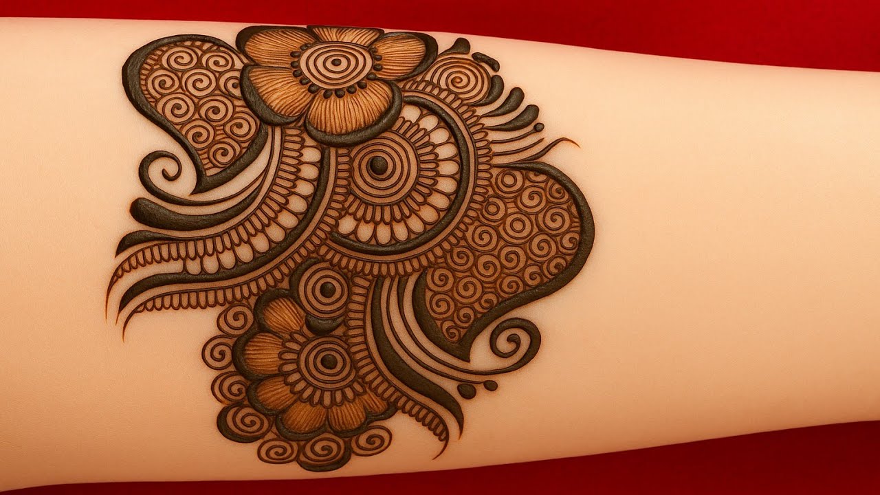 Бенгальский дизайн мехенди || Новый круглый дизайн мехенди || Особый дизайн мехенди для Ракхи || ...