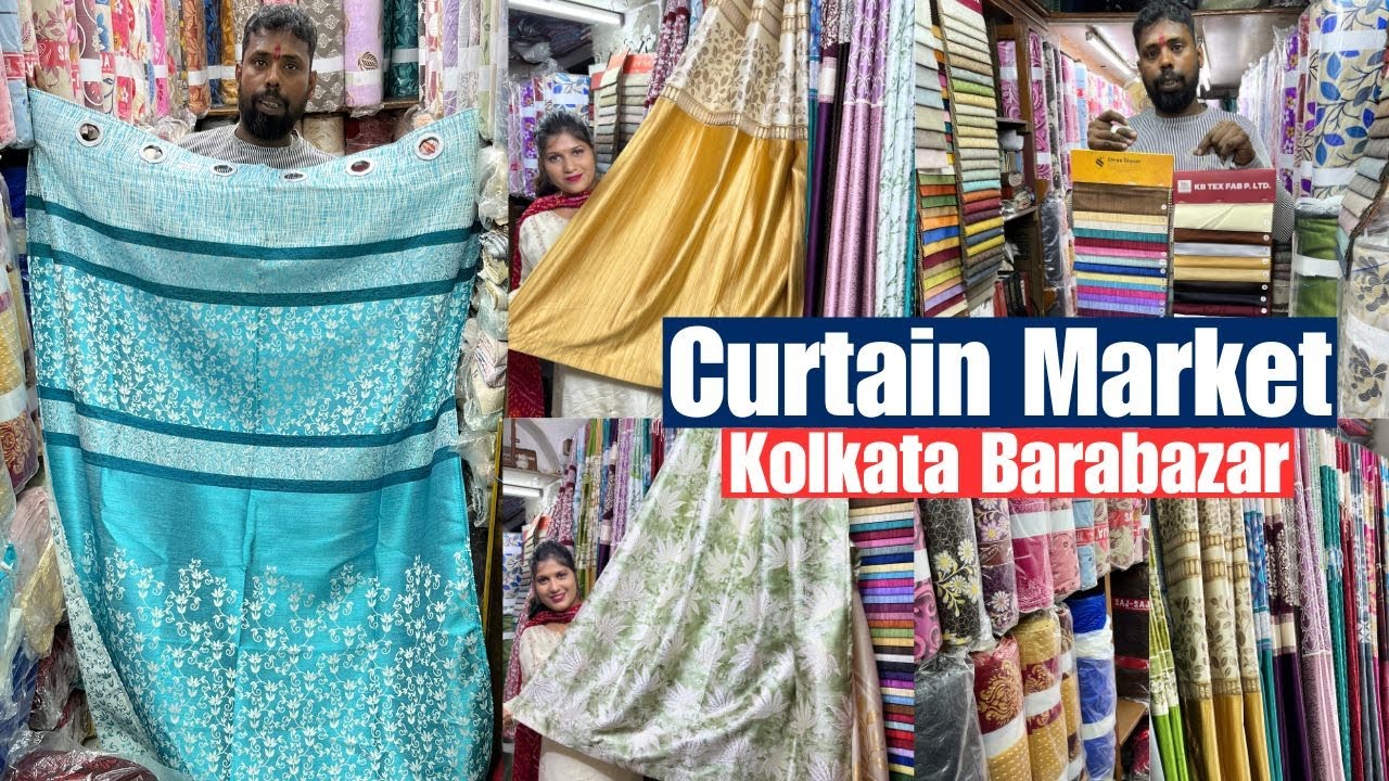 Curtain Market Barabazar Kolkata Pageyapatty | Satyanarayan Lalitkumar Parda Collection