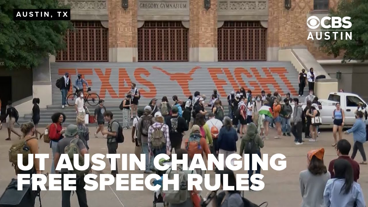 Pro-Palestine protests at UT Austin bring changes to free speech rules ...