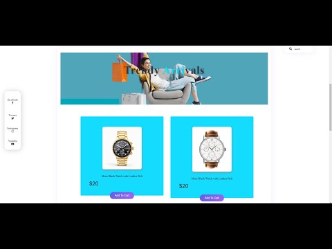 Responsive Website using React JS || Online Market place website || Technoland Expart