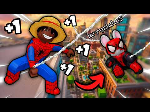 A CADA SEGUNDO EU FICO MAIS IGUAL AO HOMEM ARANHA NO ROBLOX!