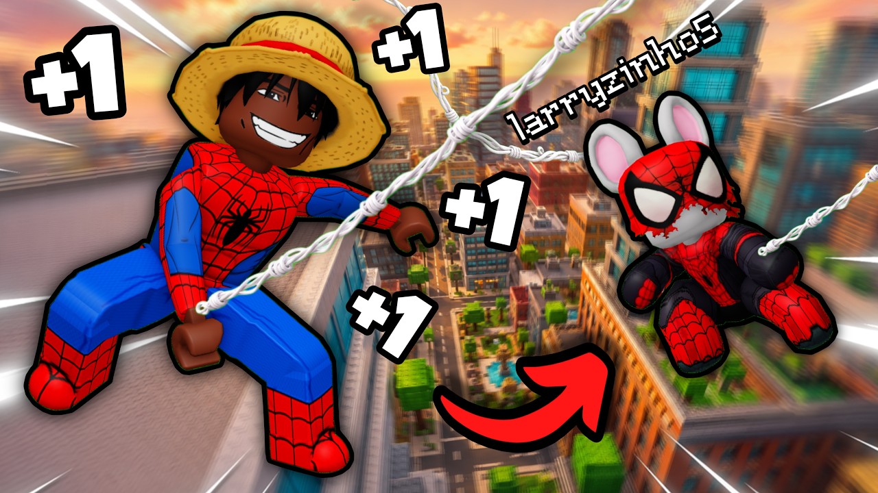 A CADA SEGUNDO EU FICO MAIS IGUAL AO HOMEM ARANHA NO ROBLOX!