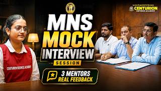 Mns Cbt 2026 Mock Panel Interview With Feedback | Best Mns Coaching In India #mns #mockinterviews