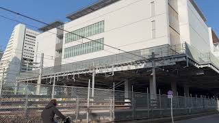 アトレ中野が12月開業予定の、「中野駅西側南北通路・橋上駅舎等事業」の様子 2026年3月1日撮影