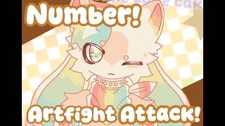 NUMBER! ANIMATION MEME ARTFIGHT ATTACK (repost) @starnyx.