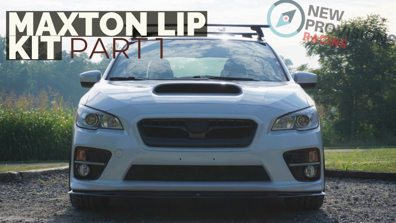WRX & STI Maxton Gloss Black Lip Kit