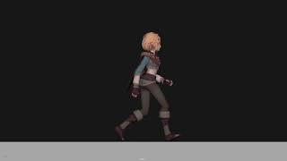 Zelda walk Cycle |Animation Practice|