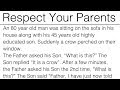 Respect Your Parents In Their Old Age