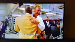 Michael Jordan to Larry Bird *You bitch, fuck you.* (The Last Dance S1 E9) 😂😂😂