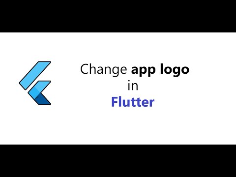 How to change app logo in flutter
