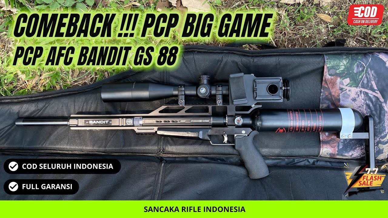 AKURASI MANTAP POWER JOSS !! SENAPAN PCP AFC BANDIT GS 88 BIGGAME || PCP TERBARU 2025