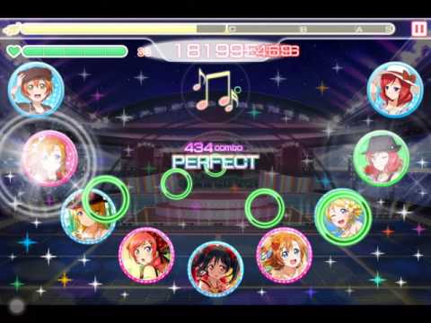 ラブライブ！ スクフェス 硝子の花園 [MASTER] Full Combo 判定強化なし (No perfect locks)