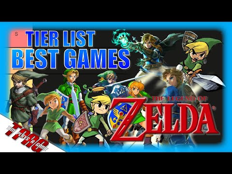 Best Zelda Games Tier List