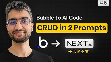 Full CRUD in 17 minutes | Bubble to AI Code Marketplace build | EP#5