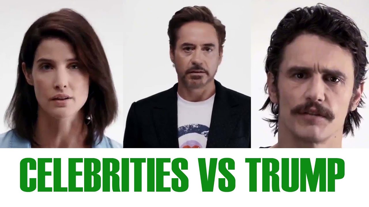 These Famous Celebrities Made a Trump Hate Video