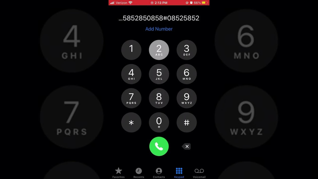 The Lion Sleeps Tonight on iPhone keypad