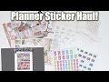 *NEW* Planner Sticker Haul! | Scribble Prints Co, OMWL, Glam Planner, Pink Planner Shop + MORE!