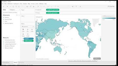 How to Import and Use Excel Data as a Geomap in Tableau