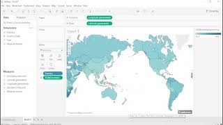 How to Import and Use Excel Data as a Geomap in Tableau Profile