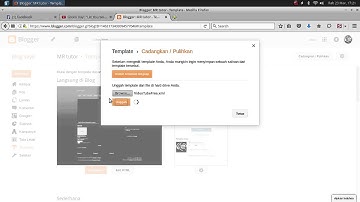 Cara Merubah Template Pada Blog