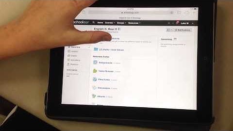 Opening a PDF from Schoology to Notability