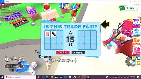 Watch out for this TRUST TRADE SCAMMER IN ADOPT ME!!!! #shorts