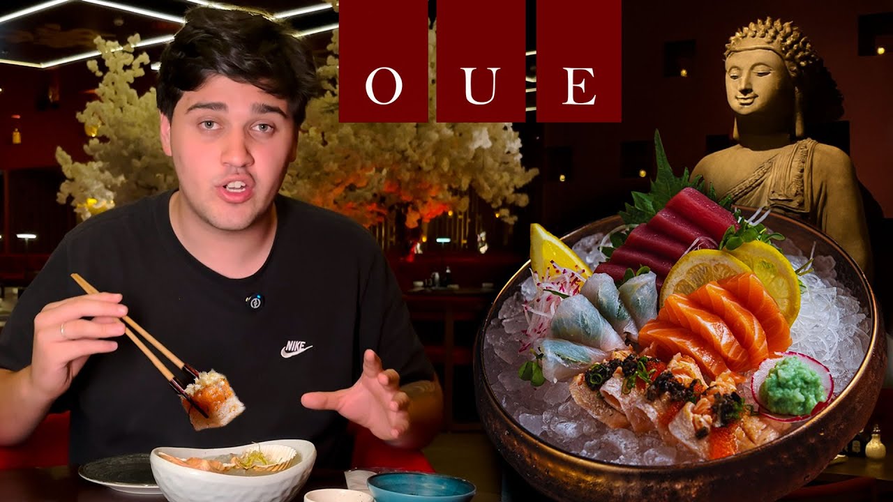 Provando TODOS os pratos do Omakase no Oue Sushi — uma experiência de altíssima qualidade! 🍣✨