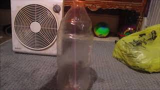 Lighting Bottle Filled With Alchohol
