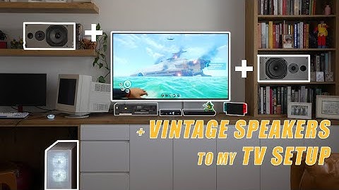 Adding Vintage Speakers to a TV Setup