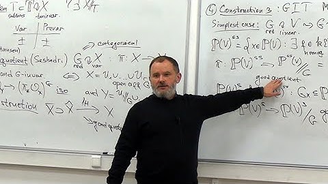 Ivan Arzhantsev. Quotients by algebraic group actions